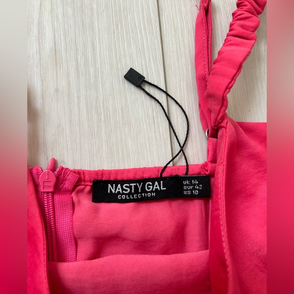 Nasty Gal Satin Mini Dress - Picture 2 of 3